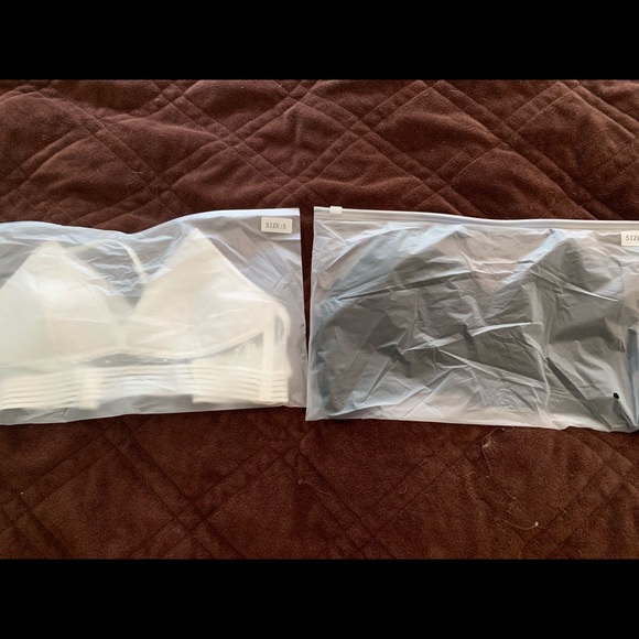 new set of three bralettes with low scoop back. - Picture 4 of 5